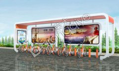 公共自行車(chē)棚燈箱廣告設(shè)計(jì)制作的主要思路