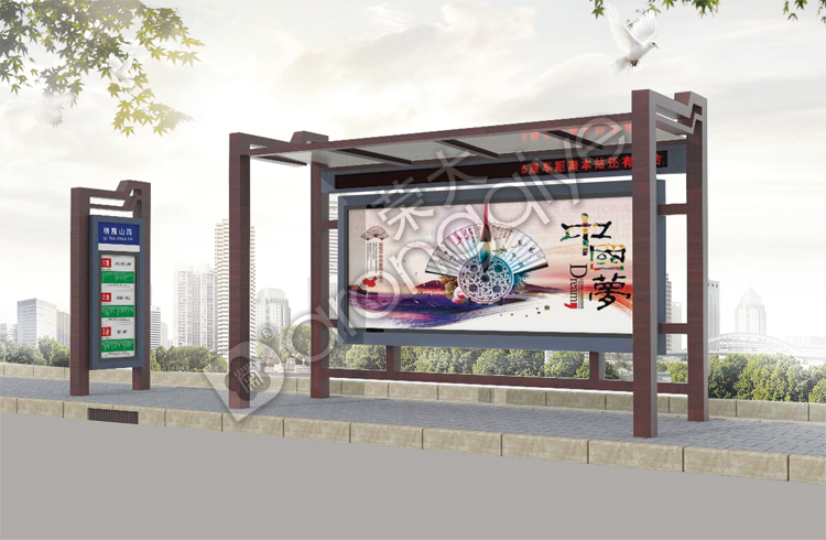 這樣“內外兼修”的仿古候車亭值得關注