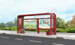 以仿古候車亭為例簡述怎樣選擇合適的候車亭設計