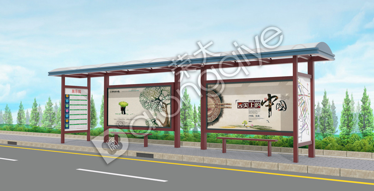 榮大候車亭與你相約在四月的櫻花樹下